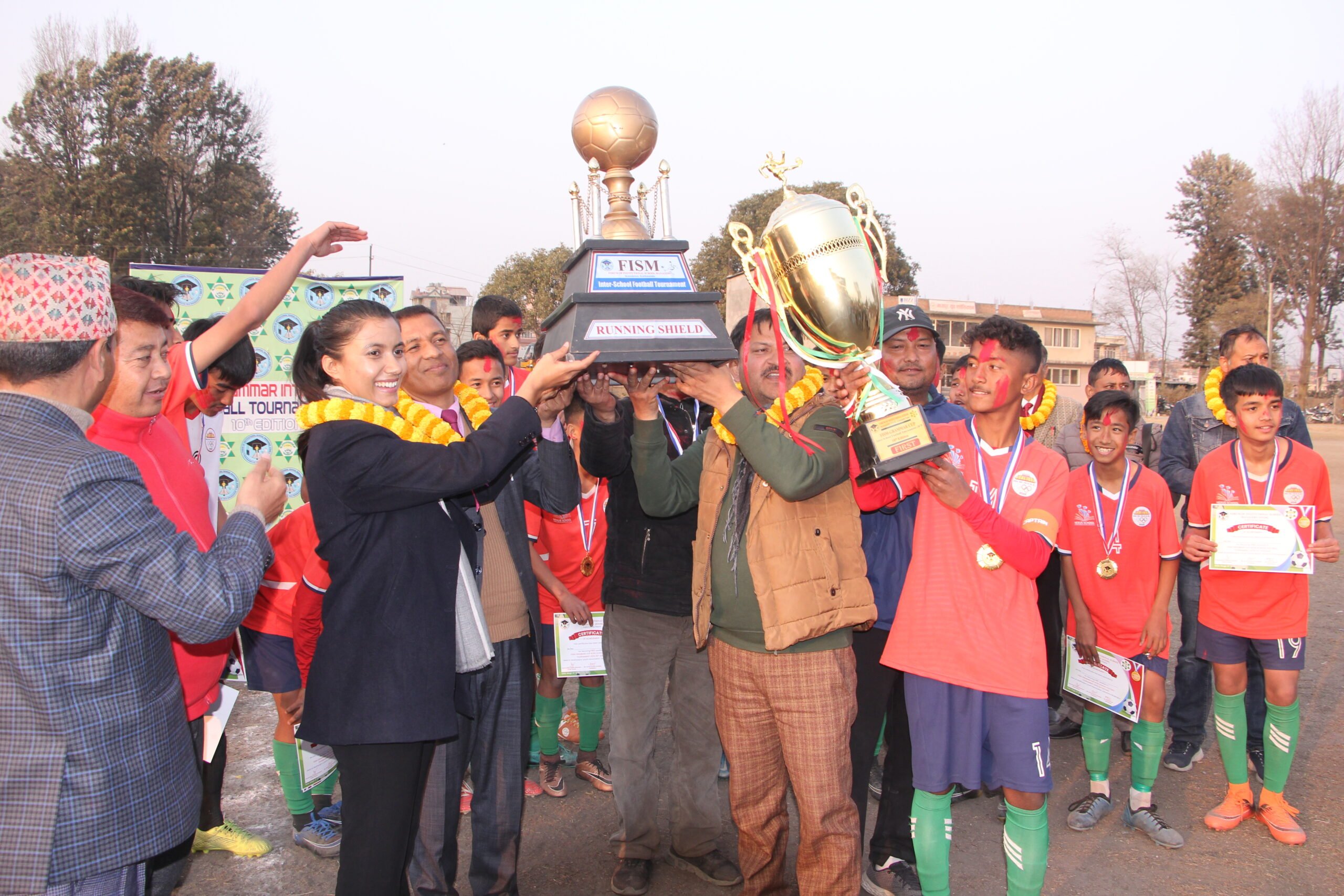 फिजम ग्रामर अन्तरविद्यालय फुटवल प्रतियोगिता २०७९ को उपाधि नेक्सस स्कुललाई