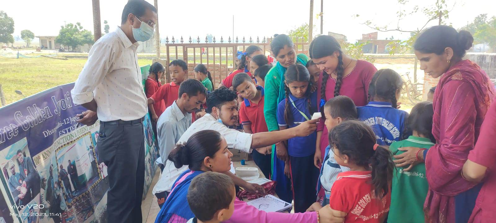 जुगेडाको गोल्डेन ज्योती स्कुलमा माया मेट्रोको निशुल्क स्वास्थ्य शिविर सम्पन्न