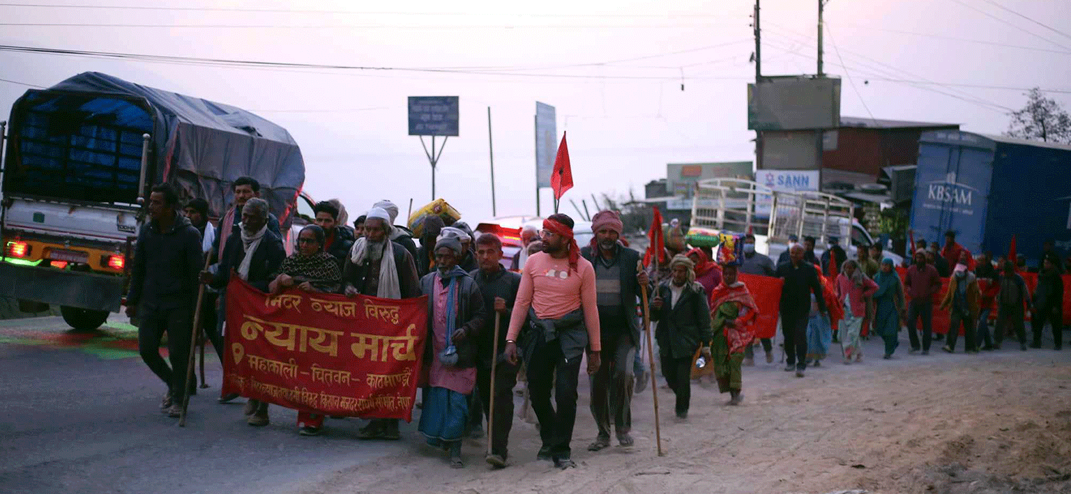 मिटरब्याज विरुद्धको ‘न्याय मार्च’ कञ्चनपुर बाट काठमाडौं पुग्यो (फोटोफिचर)