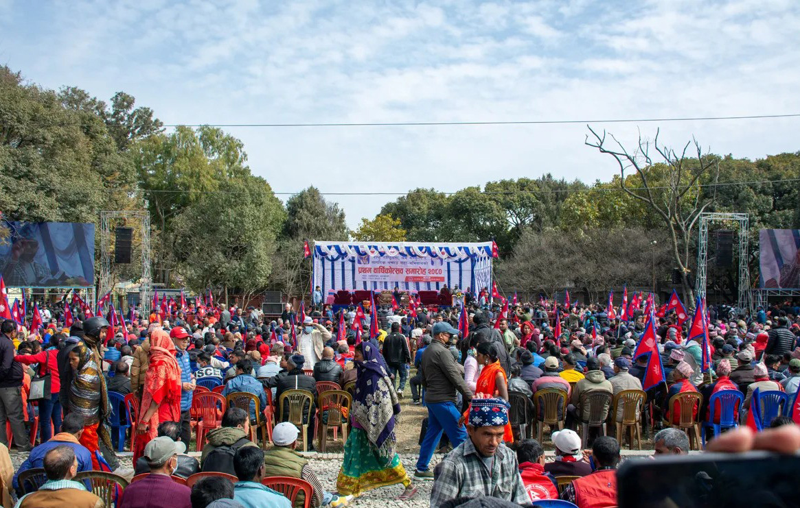 दुर्गा प्रसाईंको घट्दो शक्ति : बल्खुमा ७, भृकुटीमण्डपमा ३ हजार