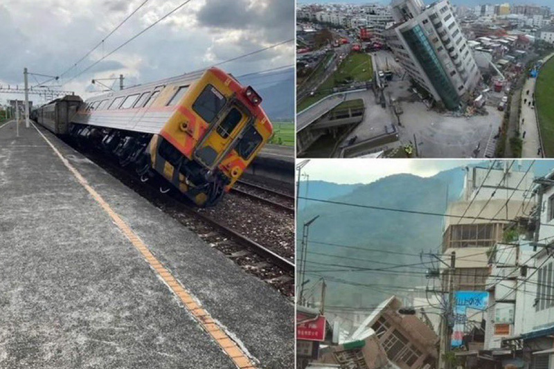 ताइवानमा शक्तिशाली भूकम्प, सुनामीको चेतावनी