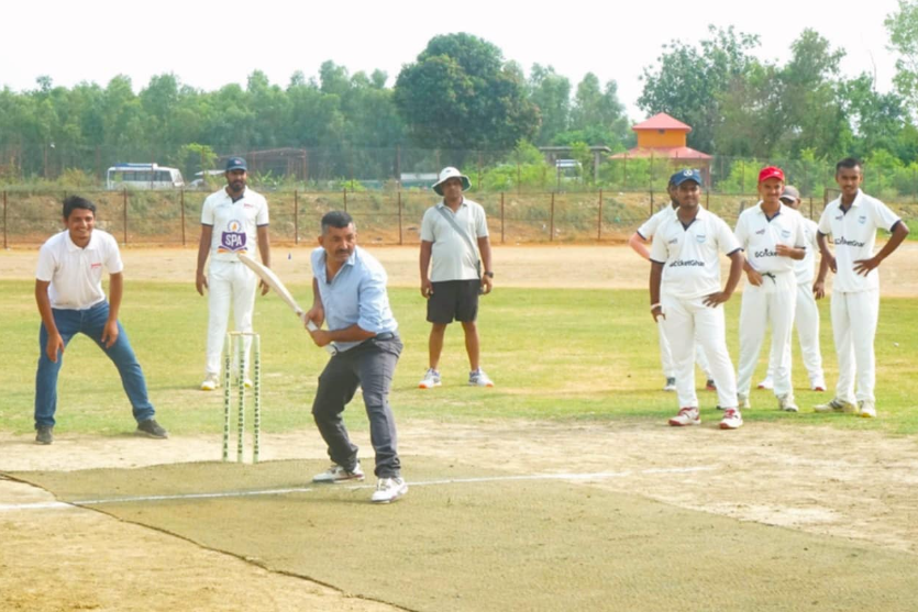 नेपाल भारत होम एण्ड अवे सिरिज क्रिकेटको सहर धनगढीमा सुरु 