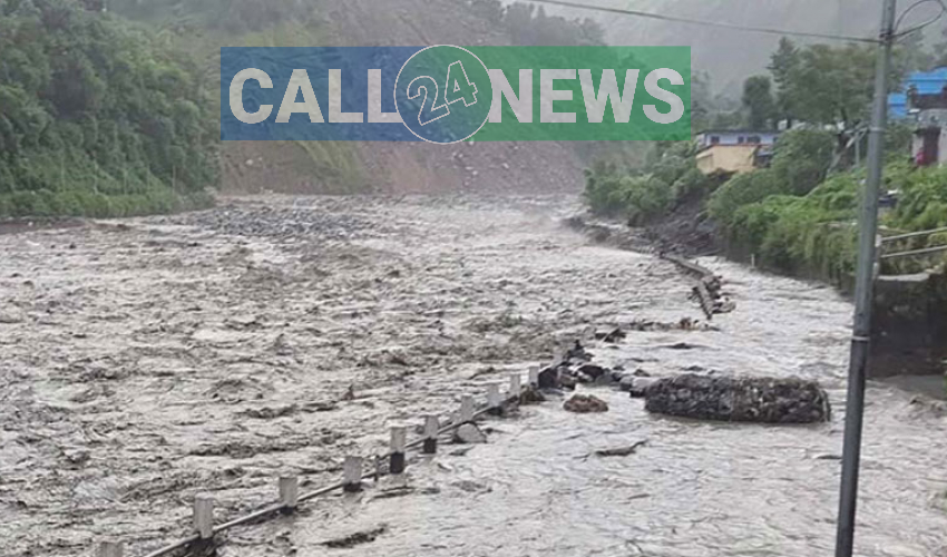 दार्चुलामा बाढीको जोखिममा परेका ९२ जनाले घर छाडे