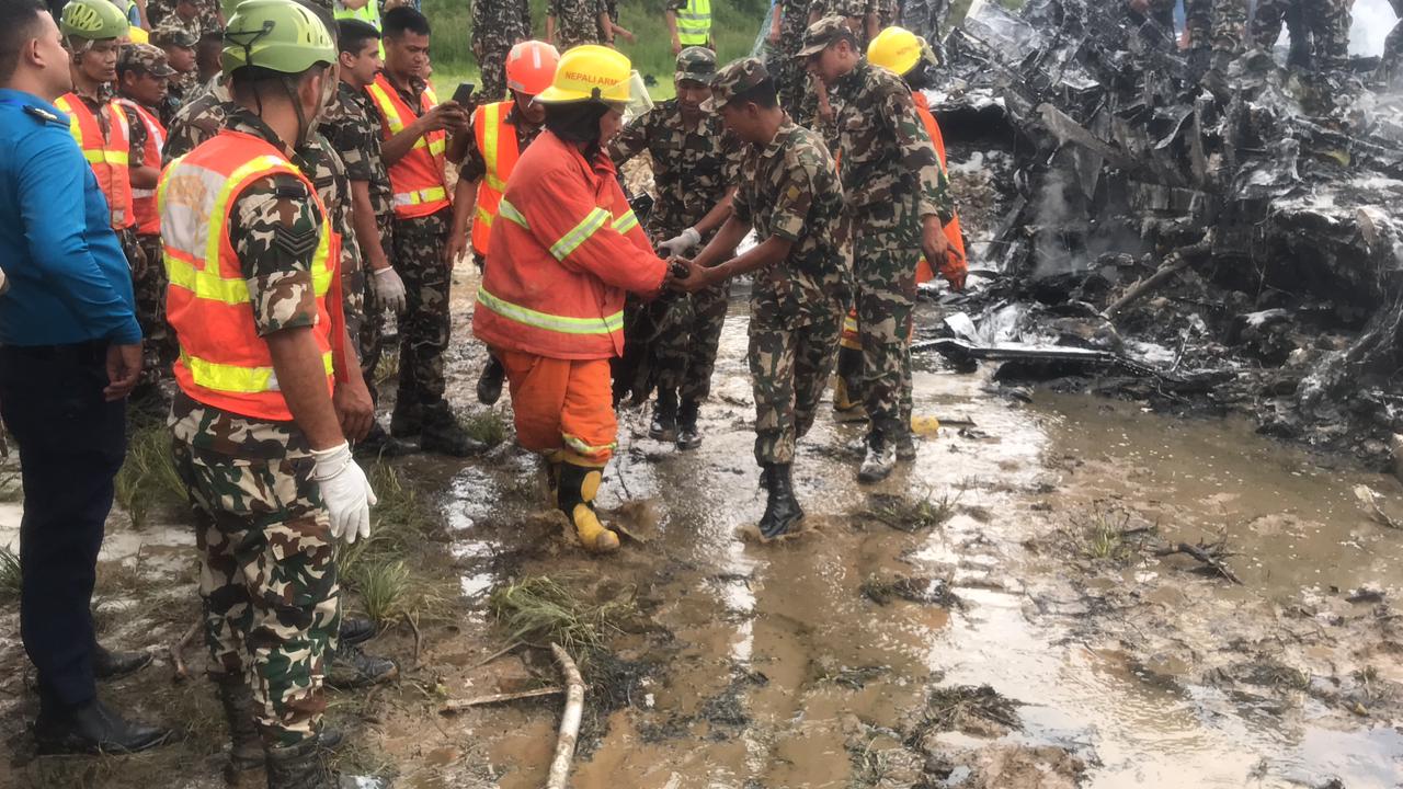 सौर्य एयरलाइन्सको जहाज दुर्घटना : १५ जनाको घटनास्थलमै निधन