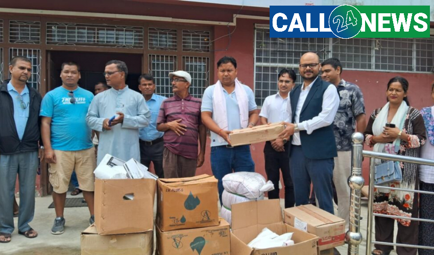 बाढी प्रभावित क्षेत्रमा स्वास्थ्य सामाग्री बोकेर पुगे सुदूरपश्चिमका स्वास्थ्य मन्त्री भाट