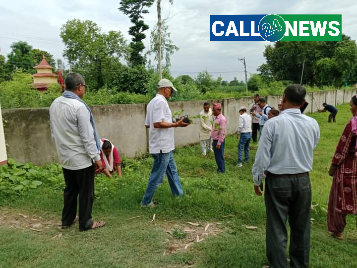 ४६ औं पुष्पलाल स्मृती दिवसको अवसरमा बेलौरी नगरपालिकामा वृक्षारोपण