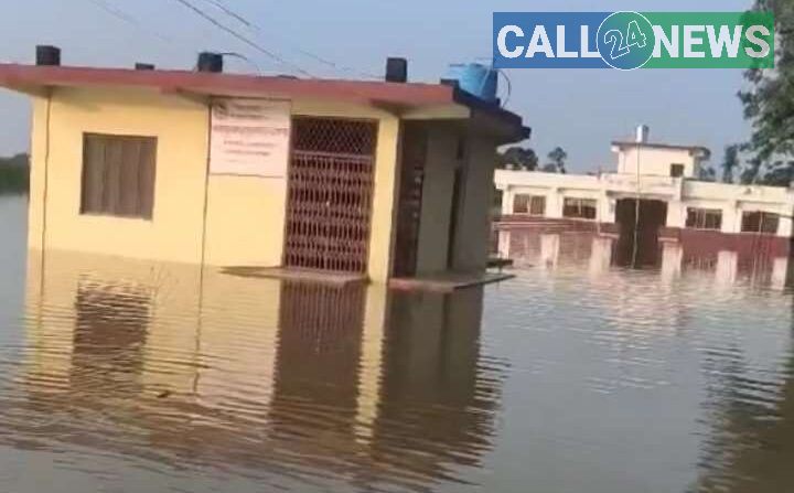 बेलडाँडी र बेलौरी क्षेत्रमा पानी भरिदै, चौधर नदीले फुटाएको नहर अझै भएन मर्मत