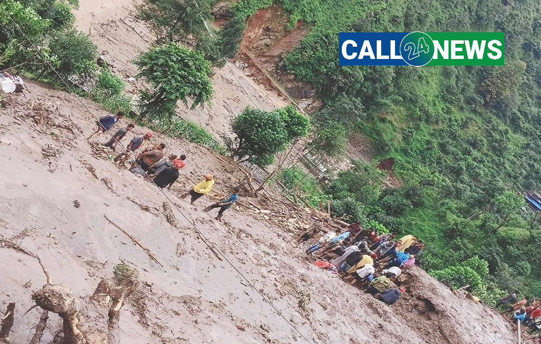 बडिगाड पहिरोः घाइते सबैको हेलिकोप्टरबाट उद्धार, ४ जना अझै बेपत्ता 