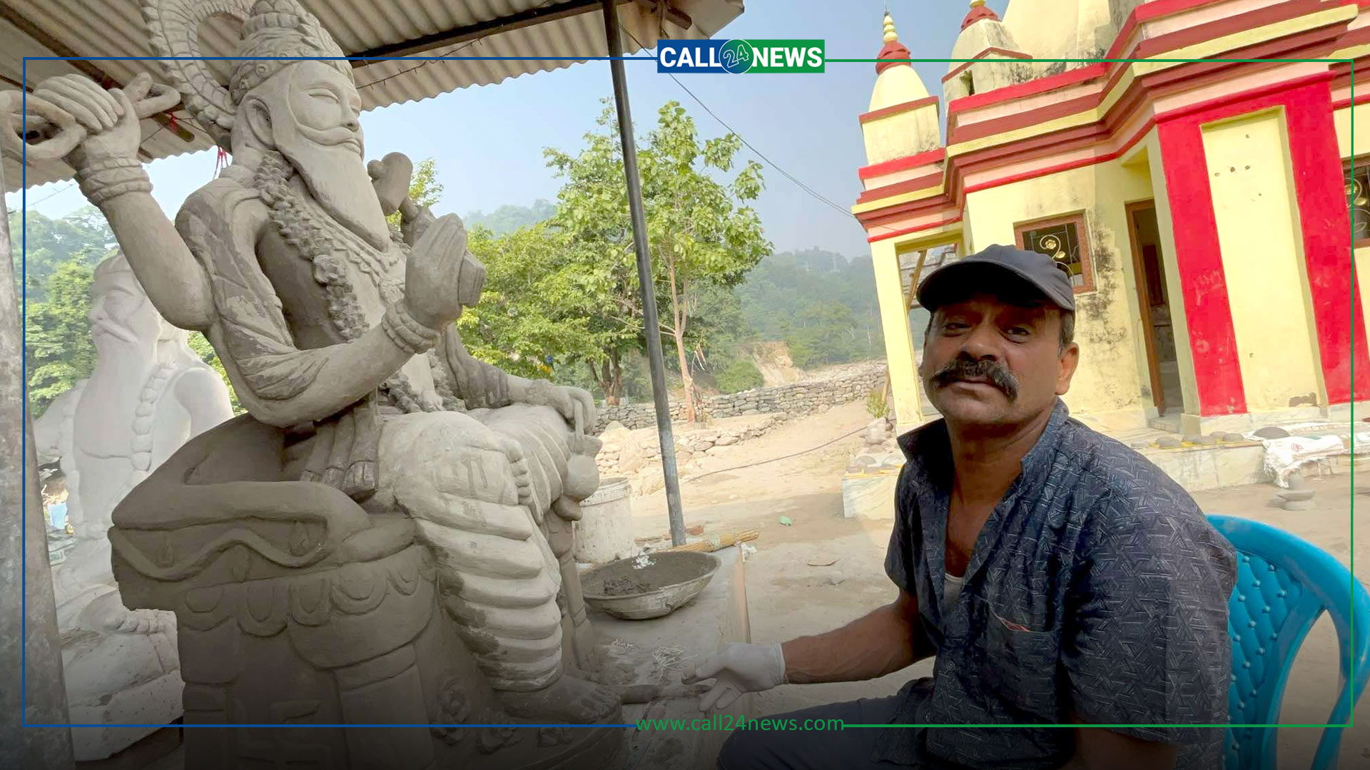 २० वर्षदेखि मुर्ति बनाउँदै आएका सुदुरका साखी भन्छन- ‘यो पेशा मात्र होइन, जीवन हो’ 